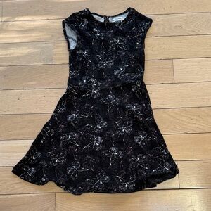 Abercrombie Kids Black/Pink/White Butterfly Dress